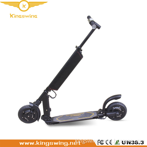 2016 Kingswing two wheel front suspension electric kick skateboard 2 wheels standing mobility scooter with handrail for adult
